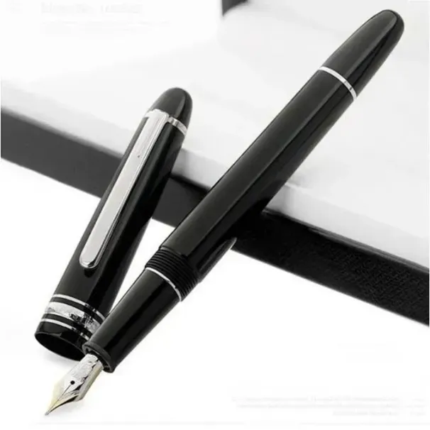 hulgimüük 163 Black Resin Rollerball Pen pastapliiats Kvaliteetne koolikontori täitesulepead koos_voghion.com