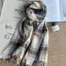 Sciarpa da donna coreana in stile invernale, calda, carina, versatile, stile college, sciarpa scozzese_voghion.com