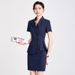 Professional Short Sleeved Suit, Female Capable Temperament, Formal Attire, Manager's Secretary, Hotel Front Desk_voghion.com