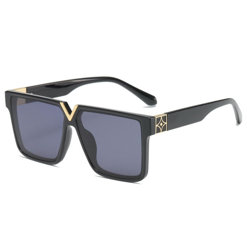 Large square frame pc fashion pc high-end anti-ultraviolet men and women sunglasses glasses sunglasses_voghion.com