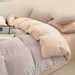 Parure de lit automne-hiver en velours de lait, quatre pièces, housse de couette épaisse en polaire corail double face, une seule pièce_voghion.com