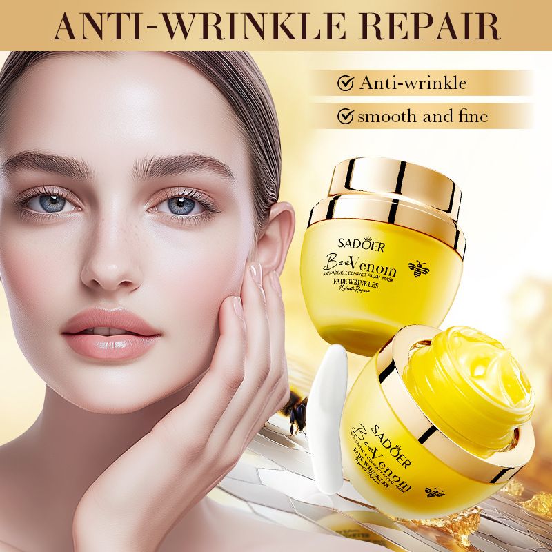 Full English SADOER Bee Venom Anti-Wrinkle Firming Mask Moisturizing Cream_voghion.com