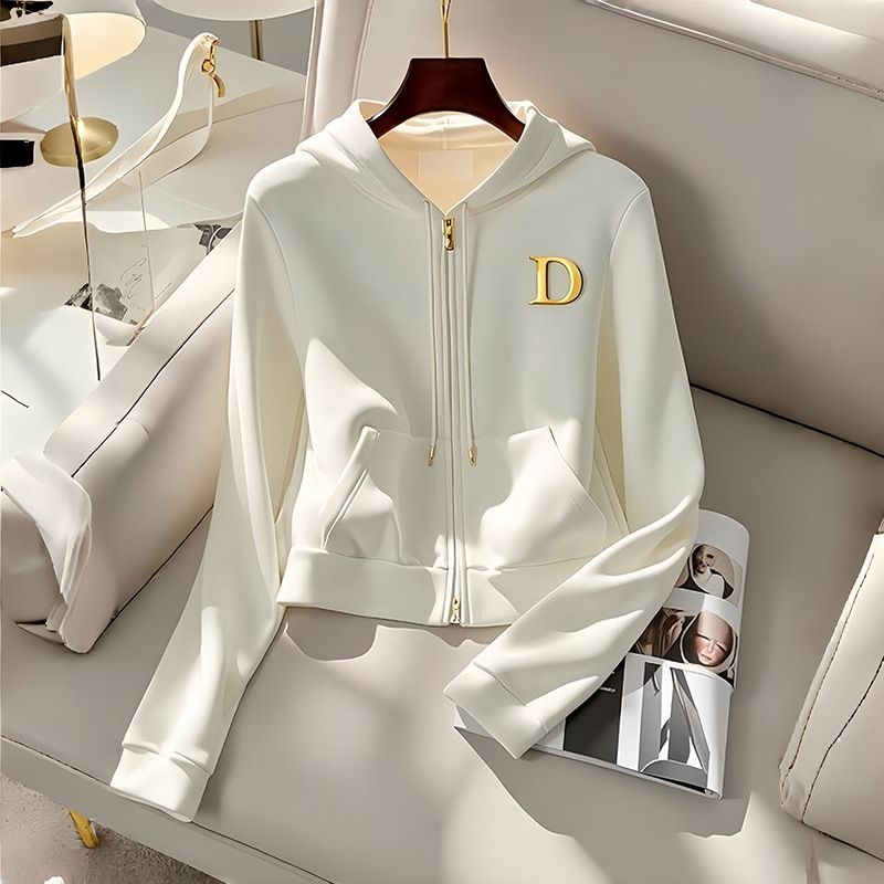 Dametøj Hvid cardigan Langærmet sweaterjakke Tidligt efterår Ny Chic Super smukke toppe_voghion.com