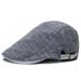Cappello da uomo autunnale con lingua d'anatra, in cotone britannico, alla moda, traspirante, semplice e casual, versatile, stile bacca_voghion.com