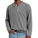 Herren-Cordhemd mit Knopfleiste – Hochwertige Polyestermischung mit lockerer Passform und Button-Down-Kragen (S-4XL, 10 Farben)_voghion.com