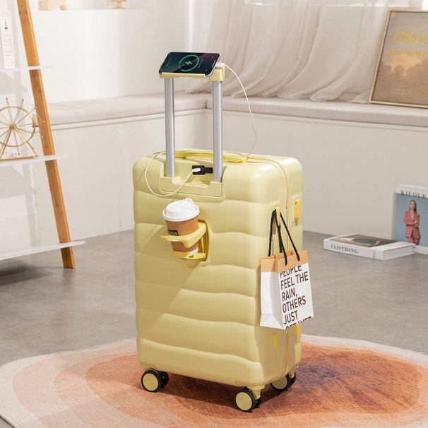 Bagage- og rejsetasker Kuffert Trolley-etui til kvinder 20 tommer Lille letvægts-kabinetui Adgangskode-etui Spot Engros rejsetasker_voghion.com