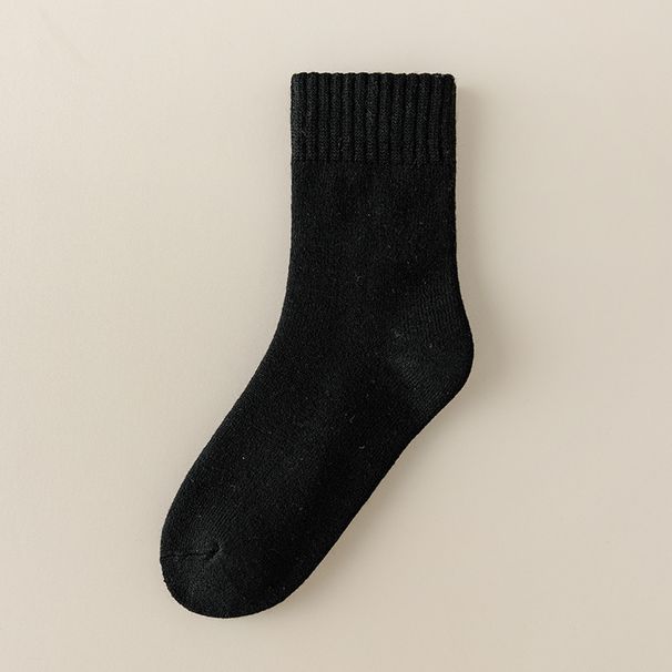 Sonbahar ve kış kadın sıcak çorapları erkek kaşmir çorapları ekstra kalın polar astarlı çoraplar kış sıcak yün çorap çorapları_voghion.com