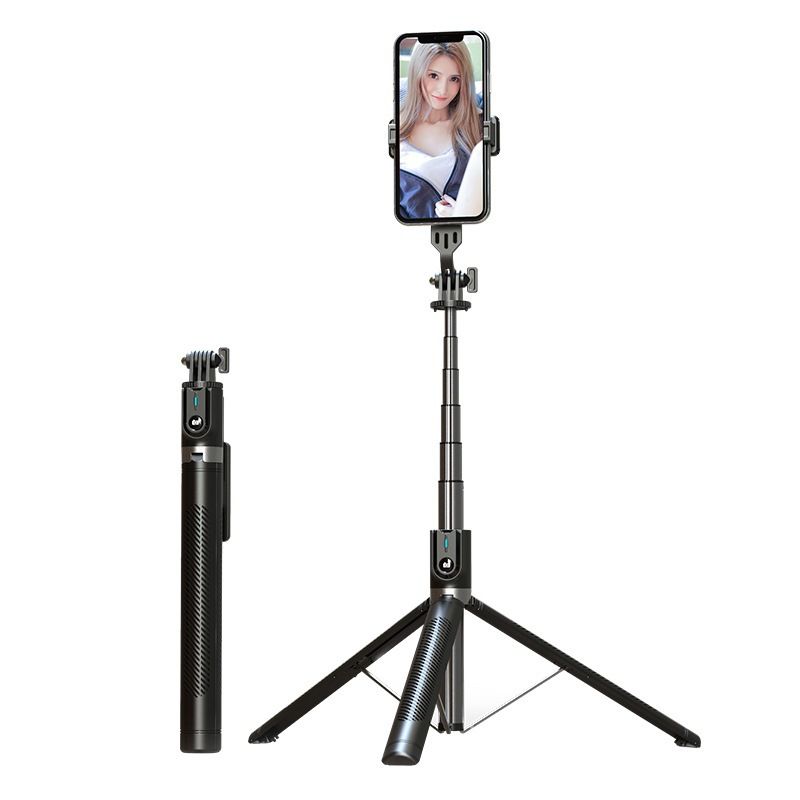 Consumer Electronics Fill Light Live Broadcast Bracket LED Color Marquee Mobile Phone Selfie Stick Tripod Bracket_voghion.com
