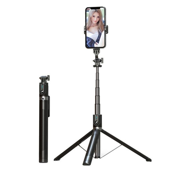 Consumer Electronics Fill Light Live Broadcast Bracket LED Color Marquee Mobile Phone Selfie Stick Tripod Bracket_voghion.com