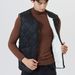 Nuovo gilet corto da uomo in pile caldo autunnale e invernale con cerniera e tasche esterne di grandi dimensioni, con tracolla_voghion.com