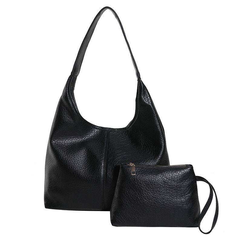 Borsa da donna Borsa tote di grande capacità alla moda retrò Borsa da donna sotto le ascelle Borsa a tracolla singola a spalla singola semplice autunno_voghion.com