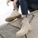 European Warm Series Autumn Winter Invisible Height Increase 8CM Outdoor High Top Martin Work Short Snow Boots Men's Casual Shoes_voghion.com