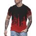Herenkleding Plus Size Zomer Nieuw Cool Graffiti Verf Stijl Casual Dagelijks Ronde Hals T-shirt_voghion.com