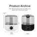 5L Top-Fill Humidifier With Warm Mist, Sterilization, And Aromatherapy – Ultra-Quiet, Large Capacity, Remote Control For Home & Bedroom_voghion.com