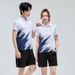 Summer New Sports Suit For Men Casual Couple Style Group Uniform Customizable Short Sleeve Shorts Polo Shirt Running_voghion.com