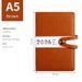 2026 Daily Planner - 365 Days Undated Schedule Notebook For Time Management, Productivity & Goal Tracking, PU Leather Cover, A5 Size_voghion.com