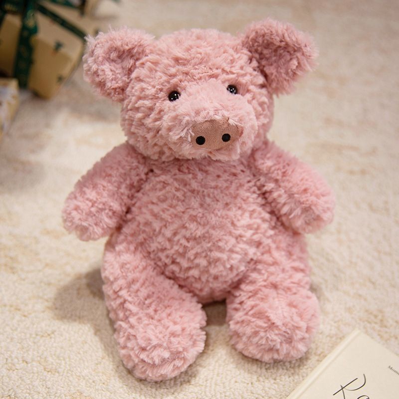 Gefüllte Plüschtiere Puppe Bär Rosa Schwein Puppe Hemd Kleidung Bär Schwein Puppe Plüschtier Süße Puppe Weihnachtsgeschenk_voghion.com