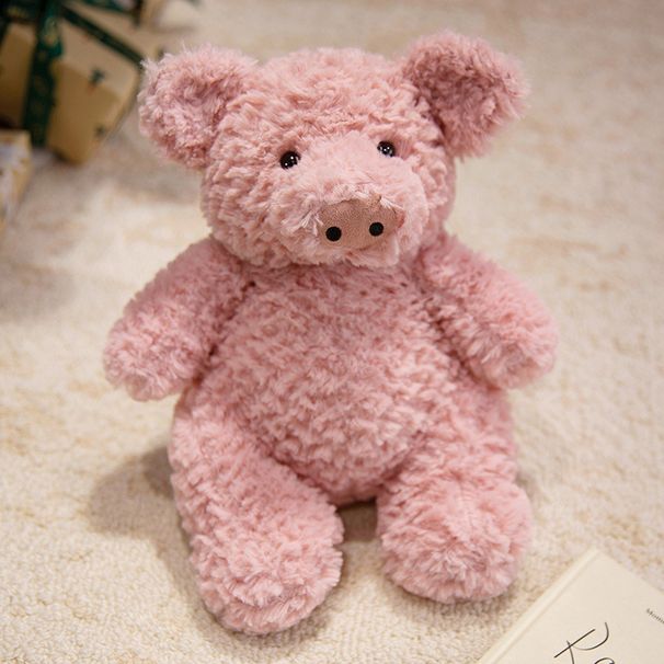 Gefüllte Plüschtiere Puppe Bär Rosa Schwein Puppe Hemd Kleidung Bär Schwein Puppe Plüschtier Süße Puppe Weihnachtsgeschenk_voghion.com