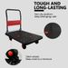 Ultra-silent Trolley With 360-degree Rotating Wheels, Foldable Trolley Handling And Storage, Suitable For Factories And Workshops, Can Carry 661.39LB Silent Trolley (black)_voghion.com