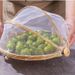 Weben Trocknen Handgemachte Fliegen-proof Sieb Net Abdeckung Runde Kehrschaufel Haushalt Insekten-proof Produkte Gedämpfte Brötchen Lebensmittel Bambus_voghion.com
