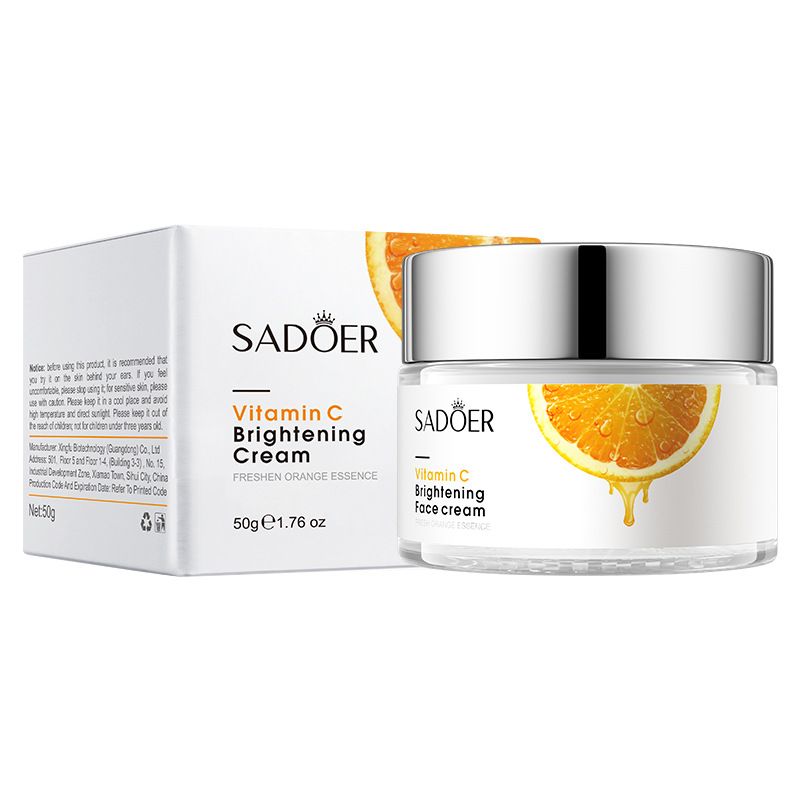 SADOER Vitamin C Cream 50g Refreshing Moisturizing Hydrating VC Cream_voghion.com