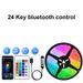 5V USB Bluetooth RGB LED Strip Lights, 5050 SMD 18 LEDs/m, Remote Controlled Color Changing, Mood Lighting For Gaming, TV Backlight, Home Decor_voghion.com