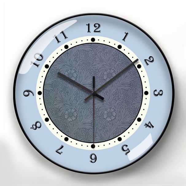 Zegar ścienny kwarcowy w stylu vintage do salonu w stylu francuskim, cichy i wysokiej klasy, bez wiercenia_voghion.com