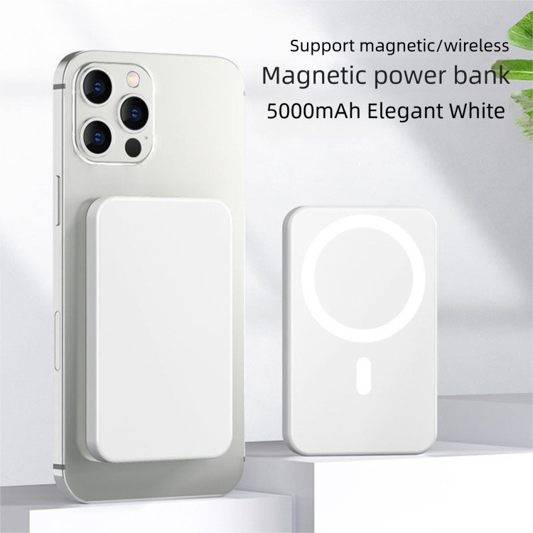 Magnetic Power Bank Universal For Phone 8-15 Pro Max Wireless Back Clip Battery Compact And Portable_voghion.com