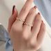 Simple Wave Ring Women's Simple Ring Single Layer Full Zirconium Open Ring Elegant All-match Internet Celebrity Hot Tail Ring_voghion.com