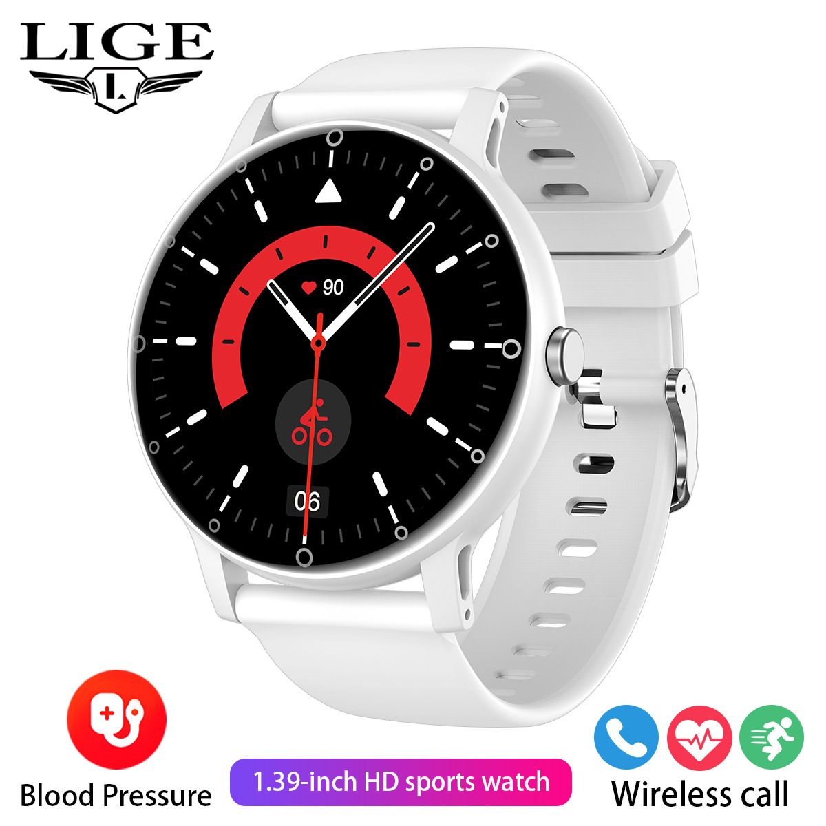 Multi Function Call And Heart Rate Sports Smart Waterproof Camera Fashion Watch_voghion.com