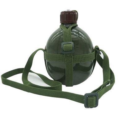 vintage Nostalgic Bottle Enthusiasts, Aluminum Thickened Large Capacity Water Bottle, Portable For Student Military_voghion.com