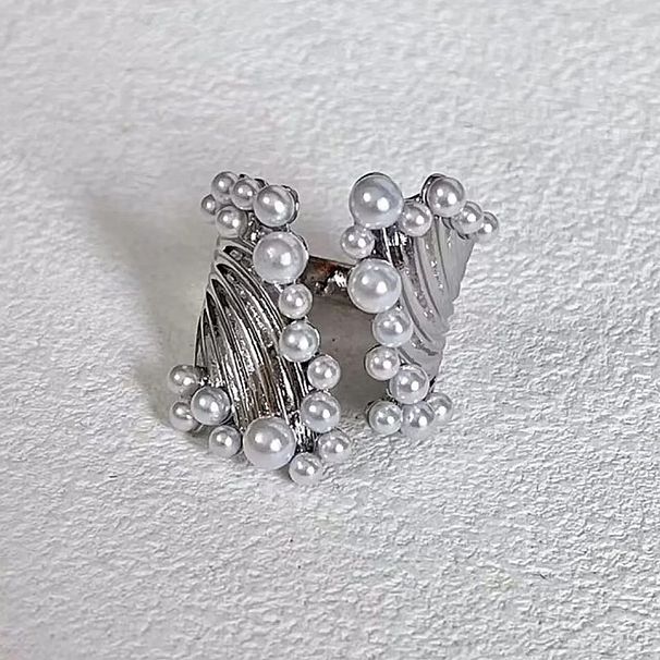 Anello aperto con perla larga, minimalista, di alta gamma, personalità della moda, stile Ins, delicato_voghion.com
