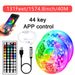 40M/131Ft Led Strip Lights APP 44Key Remote Control USB 5V Music Sync RGB Flexible Tape Diode Lights For Party Home Luces Led_voghion.com