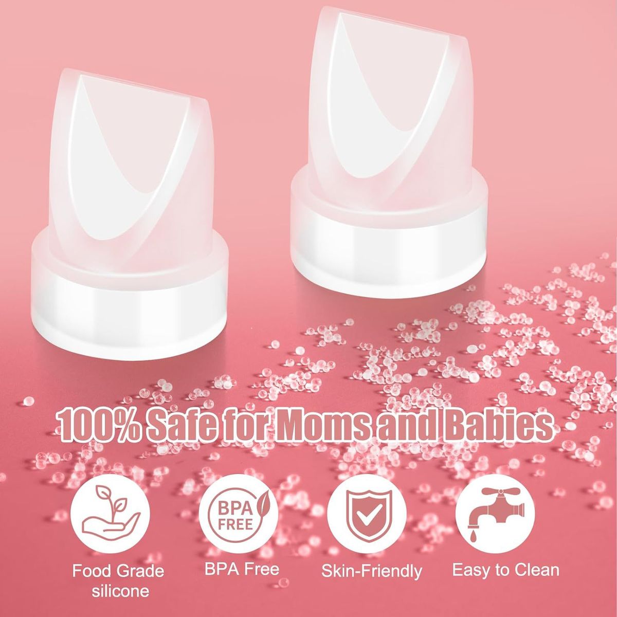 Universāls valkājams krūts sūkņa piederumu pārveidotāja atloks skaļruņa pārsegs diafragmas apvalks 3 ventilācijas maiss_voghion.com