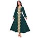 Sommer Neue Muslimischen Robe Lange Mode Perlen Abend frauen Kleid_voghion.com