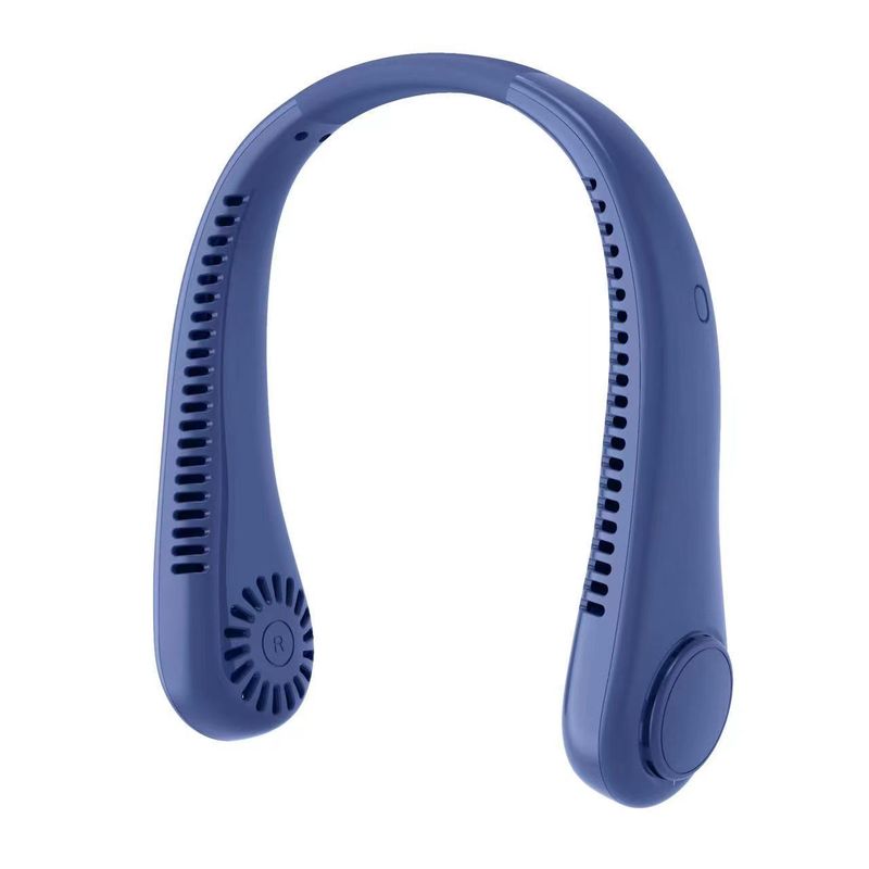 ​Neck Fan - USB Rechargeable Wearable Fan (Bladeless Design 360° Cooling Ultra-Quiet For Office/Outdoor/Travel)​_voghion.com