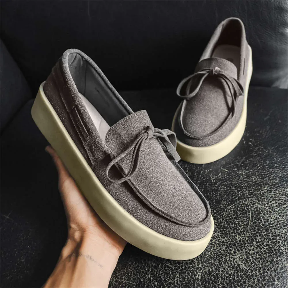 Small Niche High Street With One Foot, Men's Spring And Autumn Season Driving Shoes, Genuine Leisure Leather Shoes_voghion.com