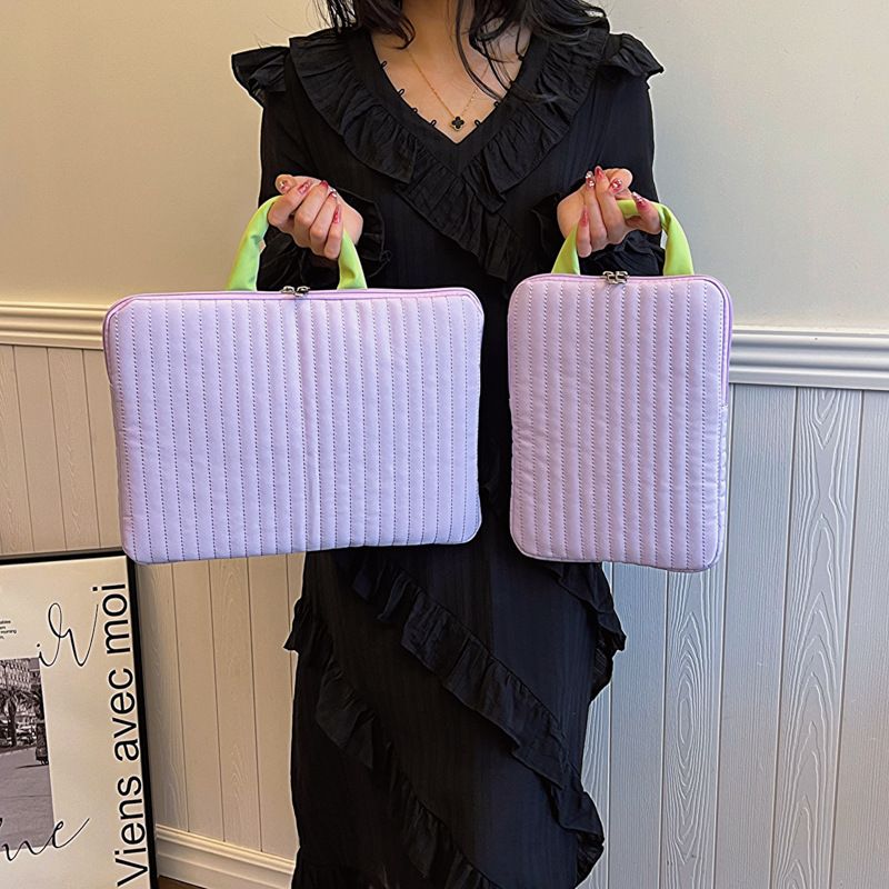 Dators un birojs korejiešu stila maza svaigas kontrasta krāsas rokassomu ieliktņa soma 11 collu planšetdatora ipad soma 14 collu piezīmjdatora triecienizturīga datora soma_voghion.com