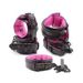 Punk Sponge Pink Weiches Leder Bdsm Bondage Fetisch Gepolsterte Handschellen, Fußfesseln, Kragen Sexspielzeug für Erwachsene_voghion.com