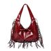Trendy Fashion Tassel Underarm For Women 2025 Autumn New Korean Style Casual Versatile Single Shoulder Commuter Bag_voghion.com