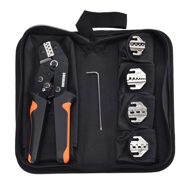 58B Ratsche Crimper Werkzeug Ändern Backen Automotive Service Kit Crimpen Zange Für Nicht-Isolierte/Open Barrel/Dupont_voghion.com