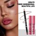 Lip Gloss Lipstick Set Pearlescent Lip Gloss Matte Waterproof Non Stick Lip Glaze Lip Liner_voghion.com