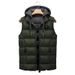Men’s Quilted Vest – Lightweight Thermal Workwear With Zip Closure (Army Green/Navy/Black, L-XXXL)_voghion.com