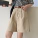 Dameskleding Losse en casual wijde A-lijn shorts Hoge taille Kleine maten werkshorts_voghion.com
