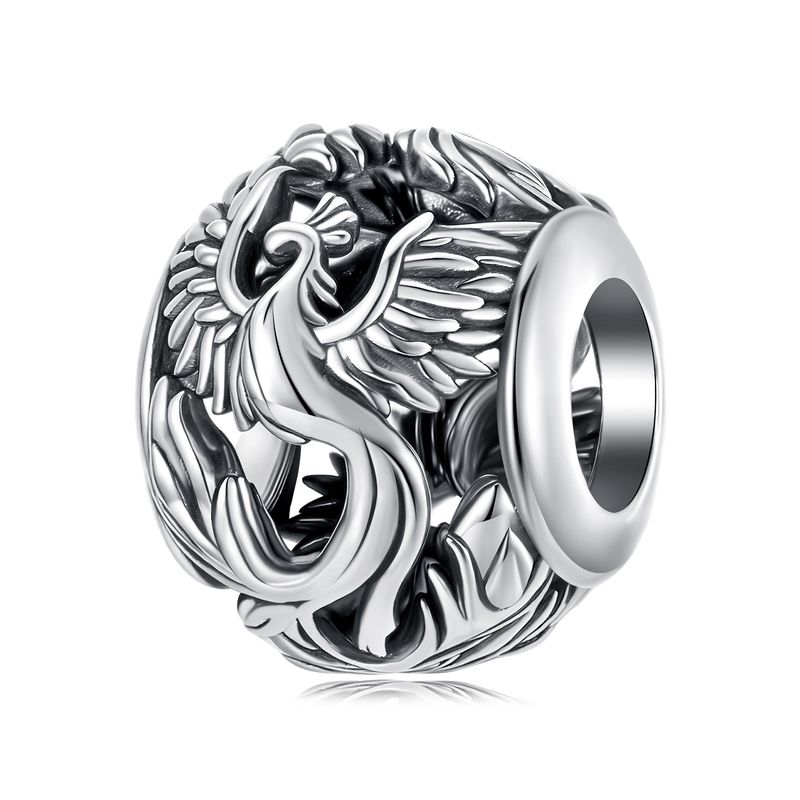 Phoenix Charm Sterling Silver Charm,SCC3078_voghion.com