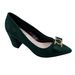 Women's Shoes New Thick Heel High Heels Women's Suede Shallow Mouth Pointed Metal Buckle High Heels Single Shoes Women's_voghion.com
