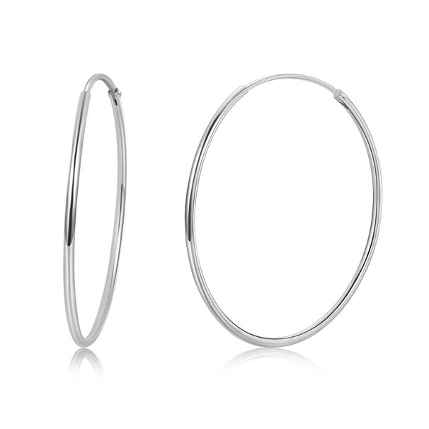 Orecchini da donna in argento sterling 925, grandi e piccoli, con cerchi, set squisito, moda popolare_voghion.com