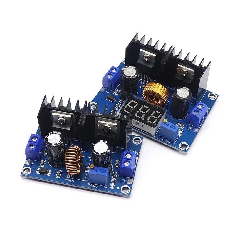 XL4016E1 Step-down Module, With Digital Display 8A With Regulated Step-down Module DC-DC High-power DC Voltage Regulator_voghion.com