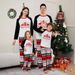 Home Clothes Parent Child Set Red Deer Christmas Tree Red And Black Color Matching Print Christmas Pajamas Whole Family Outfit_voghion.com