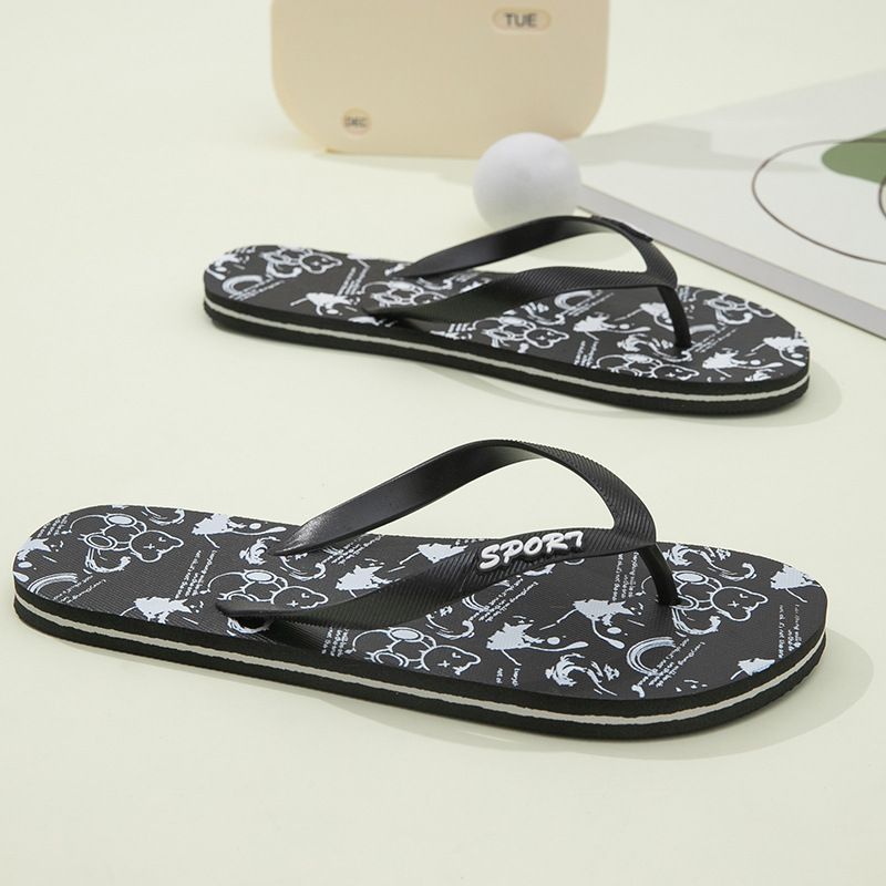 Chanclas para hombre, sandalias para exteriores, chanclas, sandalias planas, zapatos casuales para vacaciones, playa, para el hogar, para dormir a diario._voghion.com